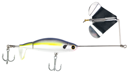 buzz bait fishing lure Booyah Firefly Pond Magic Buzz, 1/8-Oz duty wire Bitten Tackle Buzzer Bait