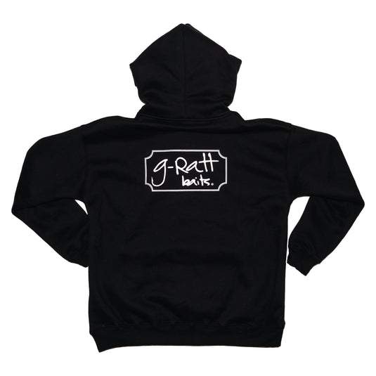 G-Ratt Baits® Box Logo Hoodie – Black